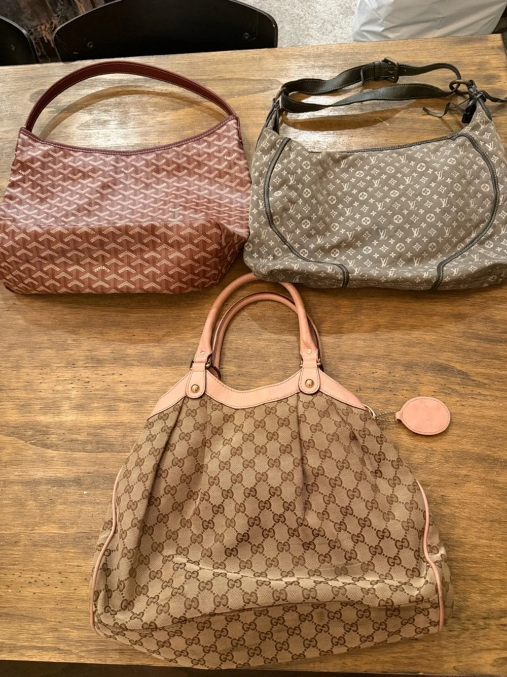 Lot Junk 3 Monogram Shoulder Bag - Designer Style - Picture 3 of 10